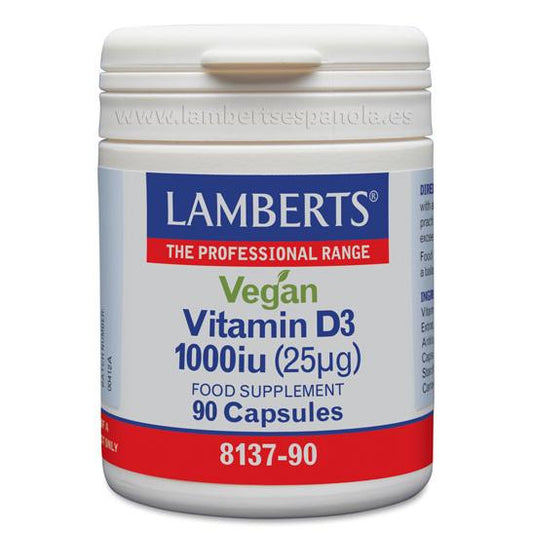 Vegan Vitamina D3  1000 UI 25µg