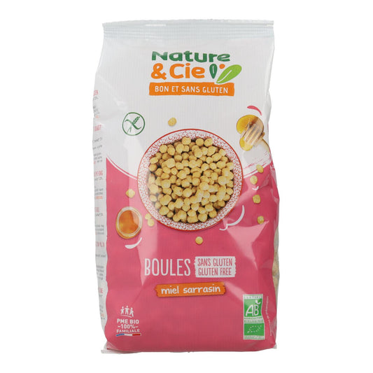 Bolitas de Trigo Sarraceno con Miel sin Gluten Bio Nature&cie 175 gramos