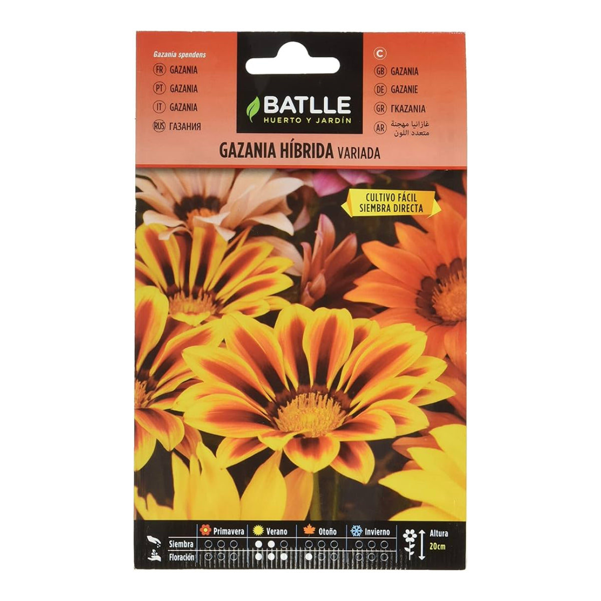 Semillas de  Gazania híbrida variada