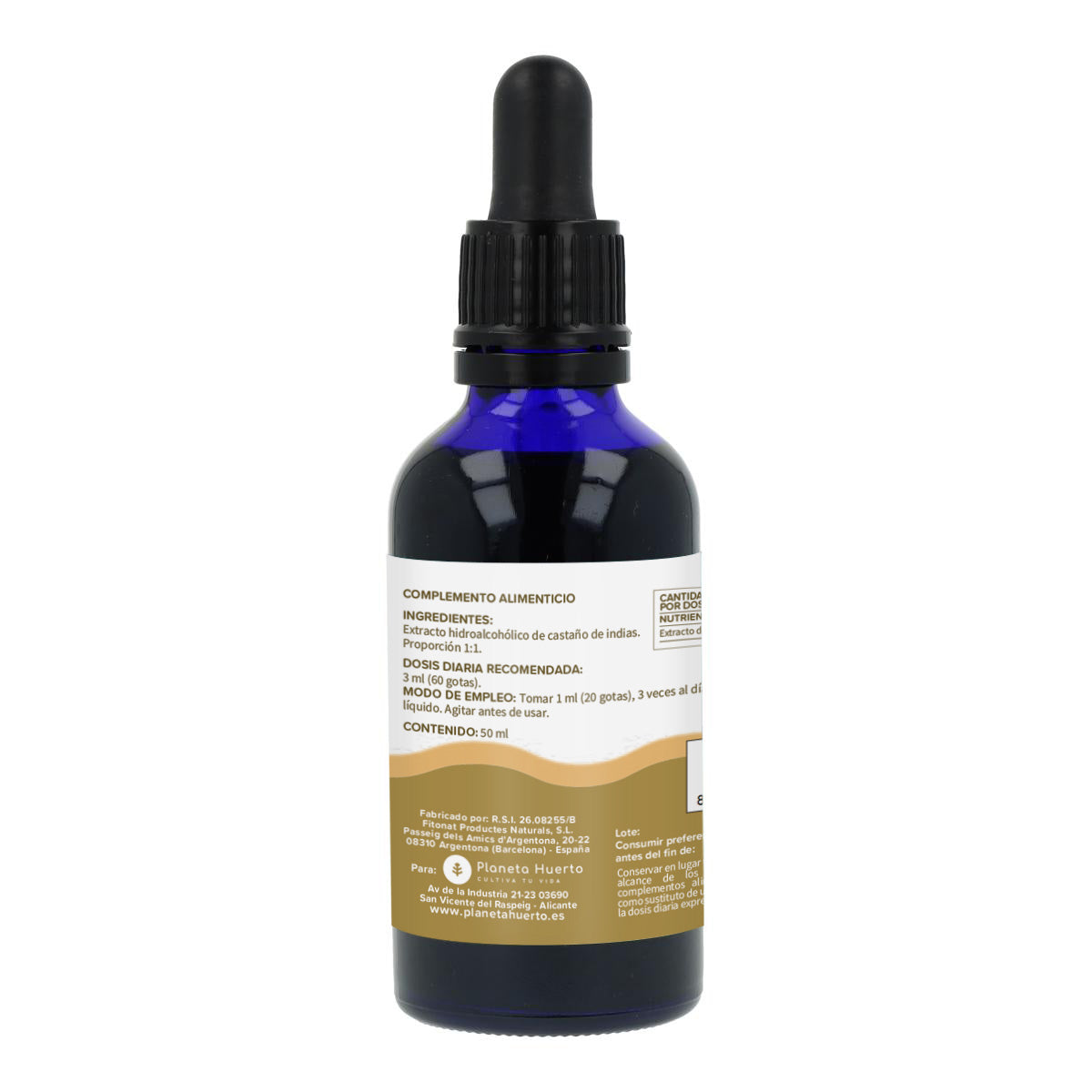 Extracto de Castaño de Indias Planeta Huerto 50 Ml.