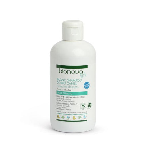 Gel Cuerpo - Cabello de Avena Calendula bebé Bionova 200ml
