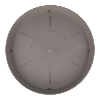 Plato maceta Tes color taupe D 20 x 3