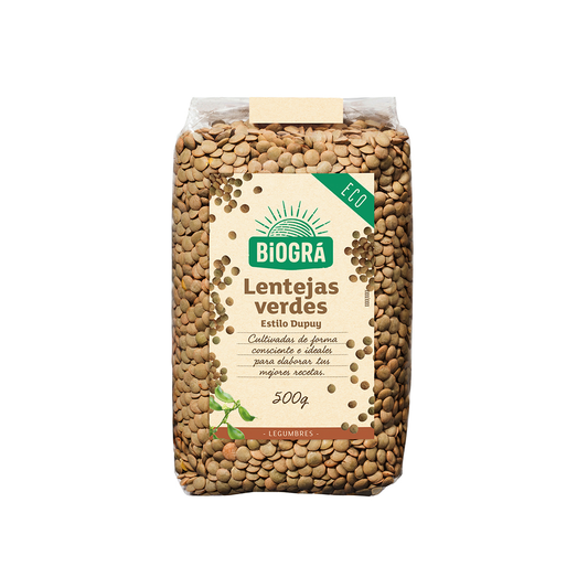 Lentejas Verdes Bio 500 g Biográ