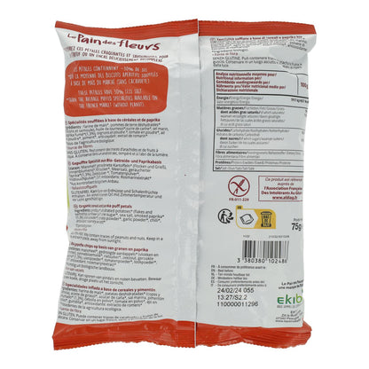 Chips Petálos Paprika Sin gluten Bio Le Pain des Fleurs 75 g