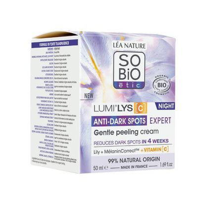 CREMA NOCHE PEELING LUMI'LYS [C] ANTIMANCHAS EXPERT,  SO'BIO, 50 ml