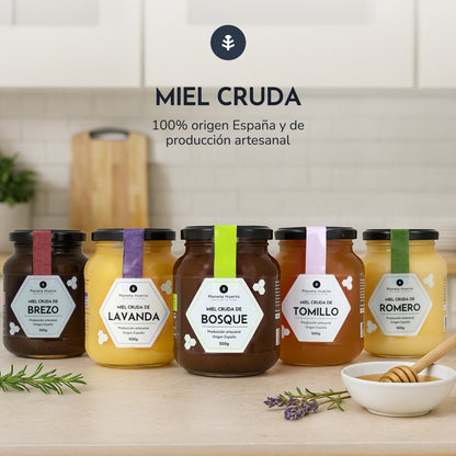 Miel Cruda de Tomillo Planeta Huerto 500 gr