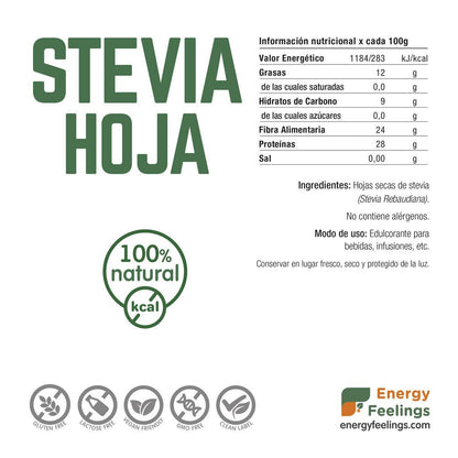 Estevia hoja XL pack 100 g