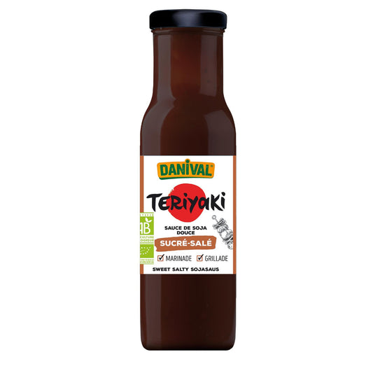 Salsa Teriyaki BIO, DANIVAL, 250 ml