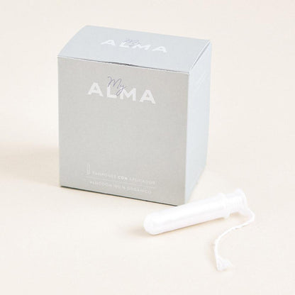 Tampones con aplicador absorción super ECO My Alma 14 Uds