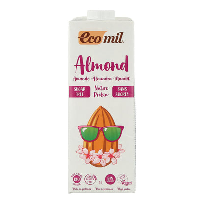 Bebida Vegetal Almendra Bio EcoMil 1 L
