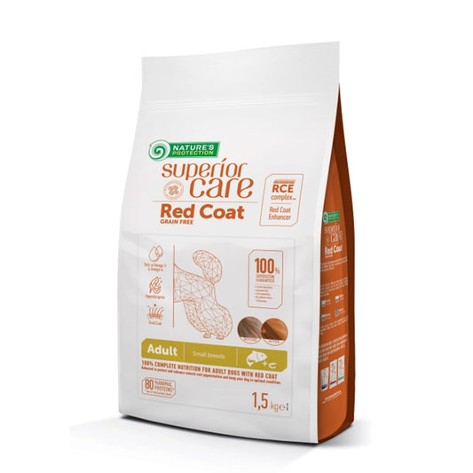 Pienso con salmón perros razas pequeñas Red Coat 1,5 kg Nature's Protection