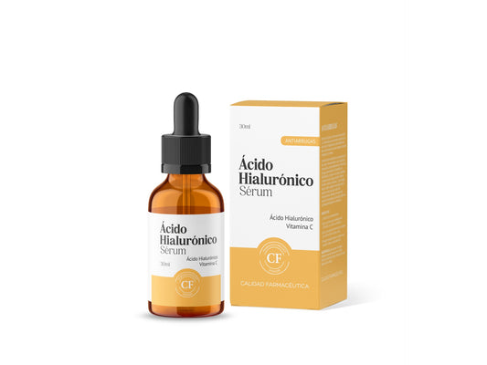 Calidad Farmacéutica Sérum antiarrugas con Vitamina C y Ácido hialurónico 30ml