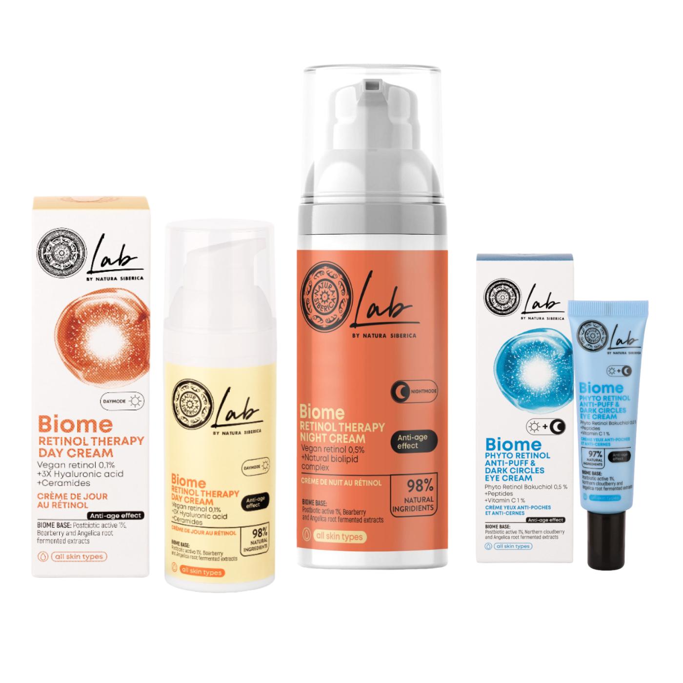 Pack Retinol Cuidado Facial Natura Sibérica