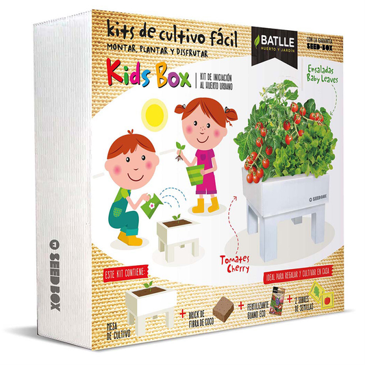 Kit de autocultivo para niños Seed Box Batlle
