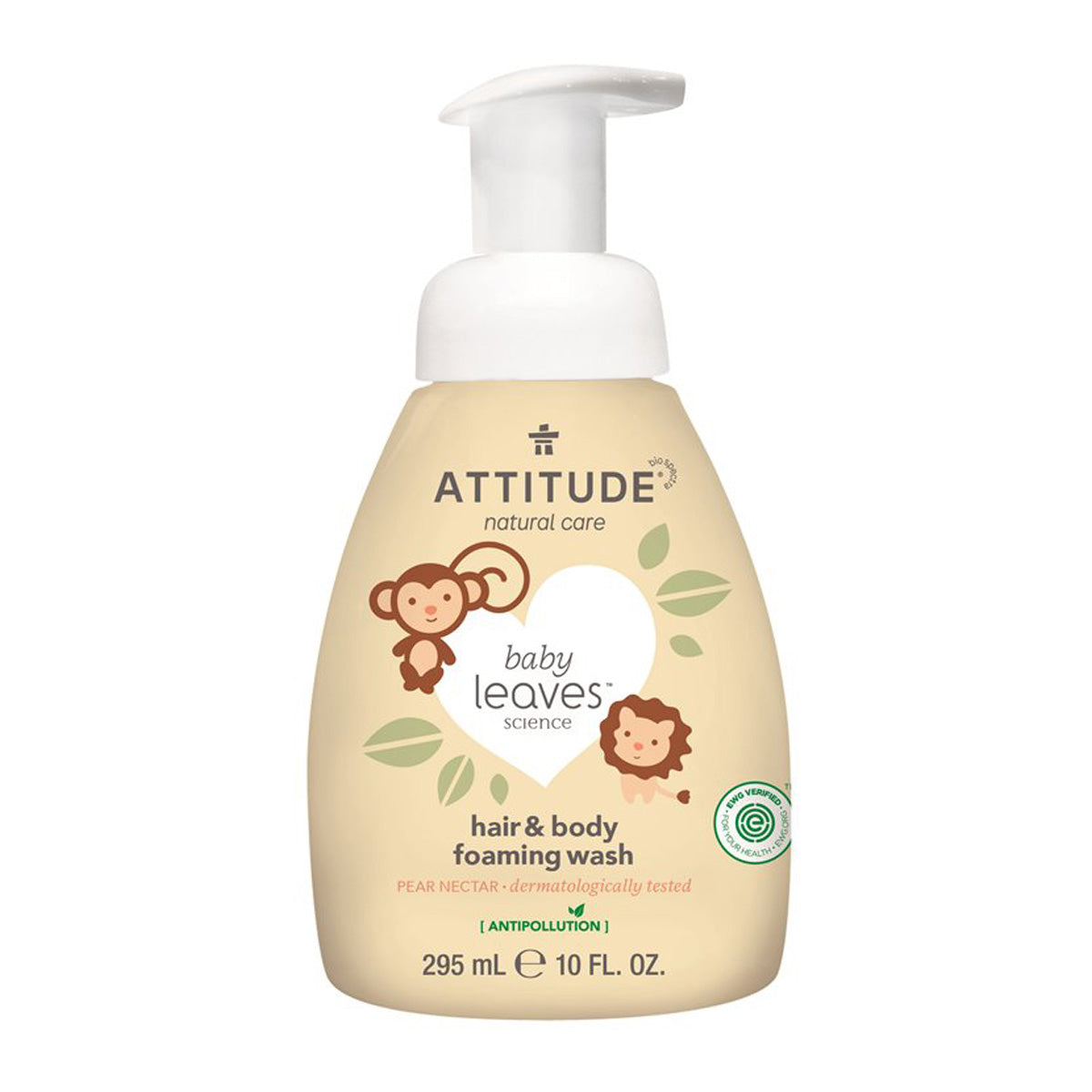Champú y Gel bebés eco 2 en 1 fragancia Nectar de Pera Attitude 295 ml