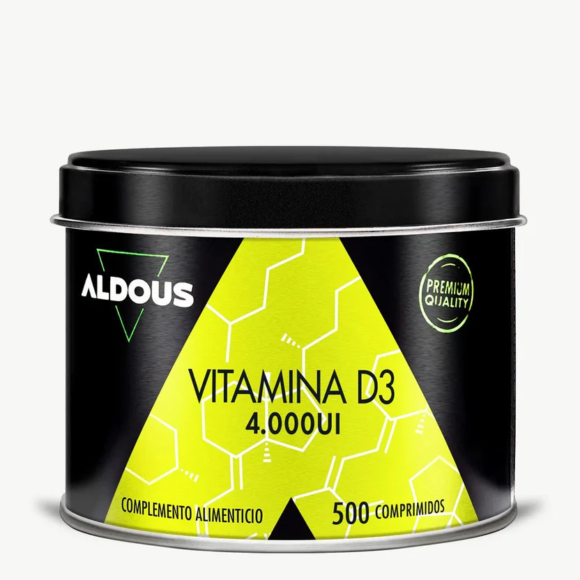 Vitamina D3 4000 UI Aldous Bio 500 comprimidos