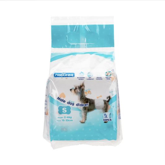 Pañales para perro macho S 10 uds. Nobleza