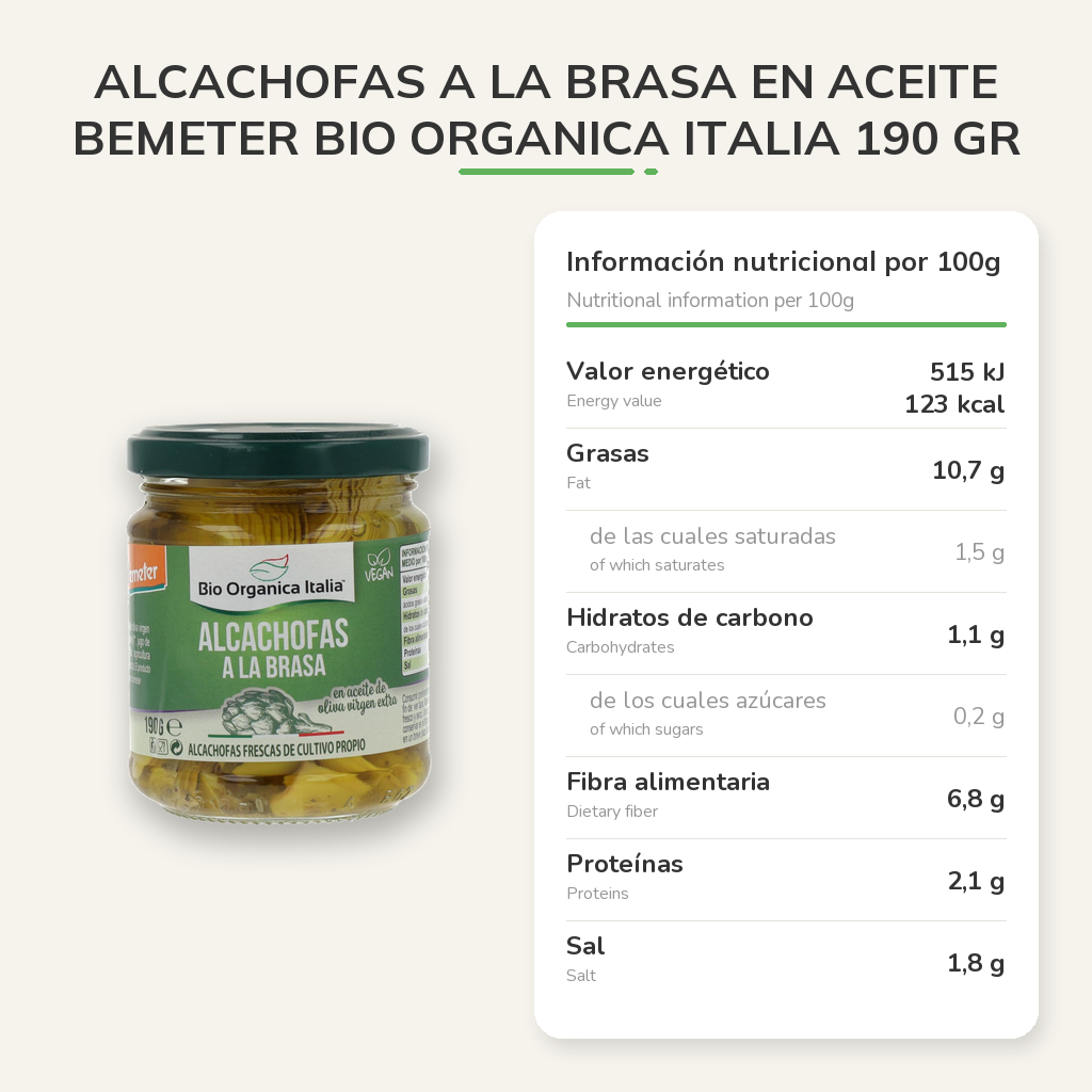 Información nutricional