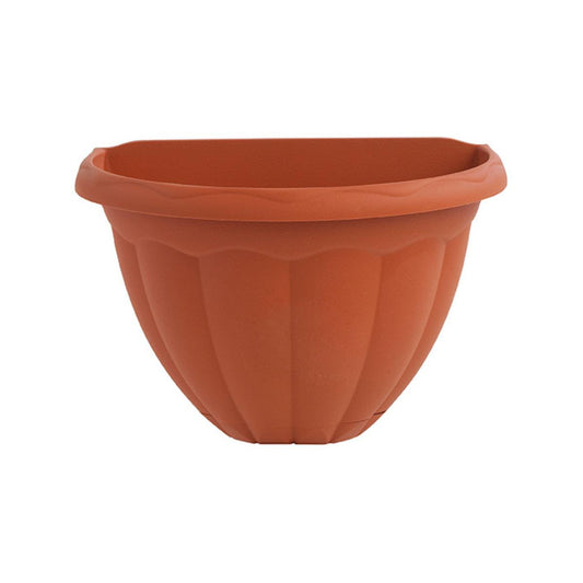Maceta de pared terra color terracota 30 x 20 x 20 cm