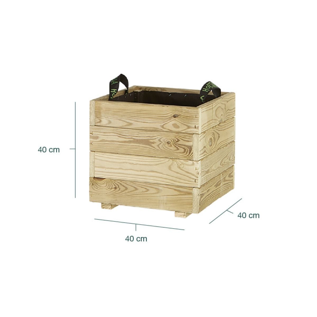 Jardinera de madera Pun Hortalia