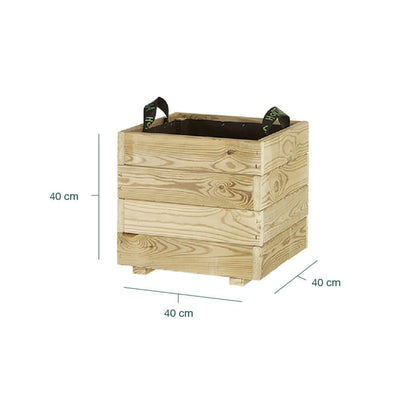 Jardinera de madera Pun Hortalia