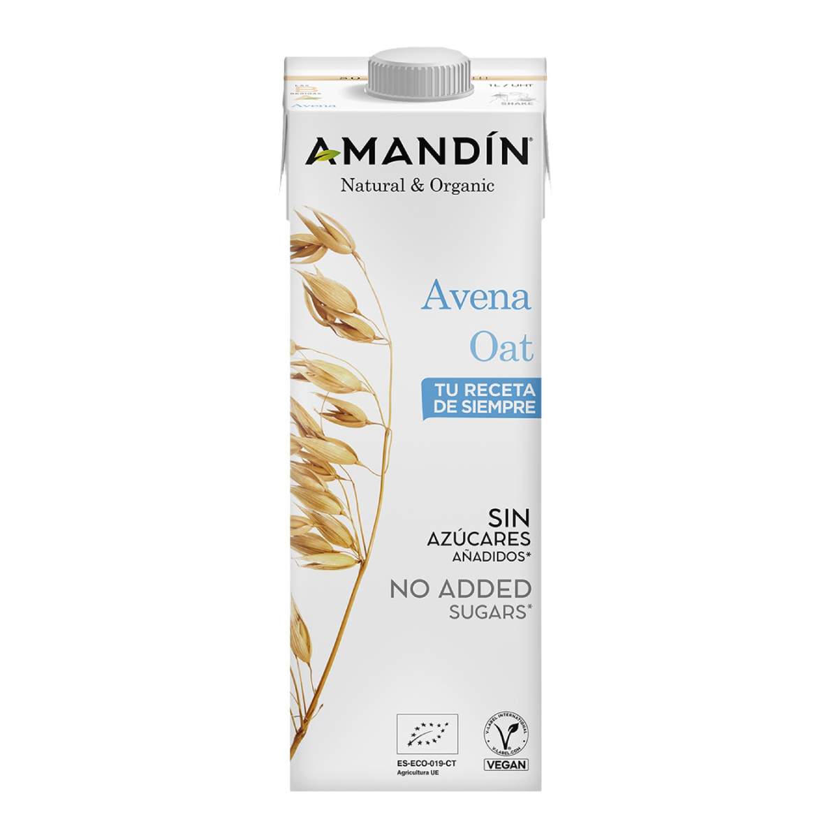 Bebida de Avena Bio Amandin 1L