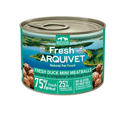 Fresh MINI Duck Meatballs Arquivet 200 g Mini Albóndigas con pato, boniato y naranja