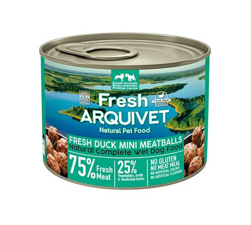 Fresh MINI Duck Meatballs Arquivet 200 g Mini Albóndigas con pato, boniato y naranja