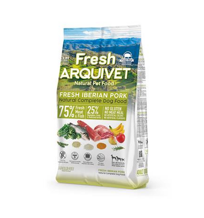 Fresh Iberian Pork Arquivet 2,5 Kg Alimento semihúmedo para perros