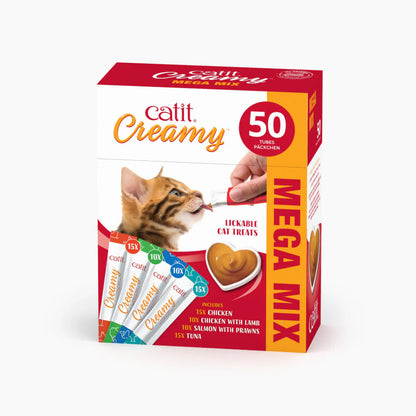 Snack líquido para gatos Multi Pack Creamy 50 x 10 g Catit