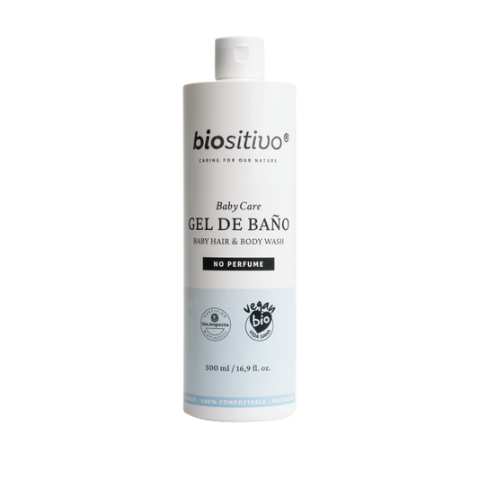 Gel de baño y Champú Bebés Biositivo 500ml