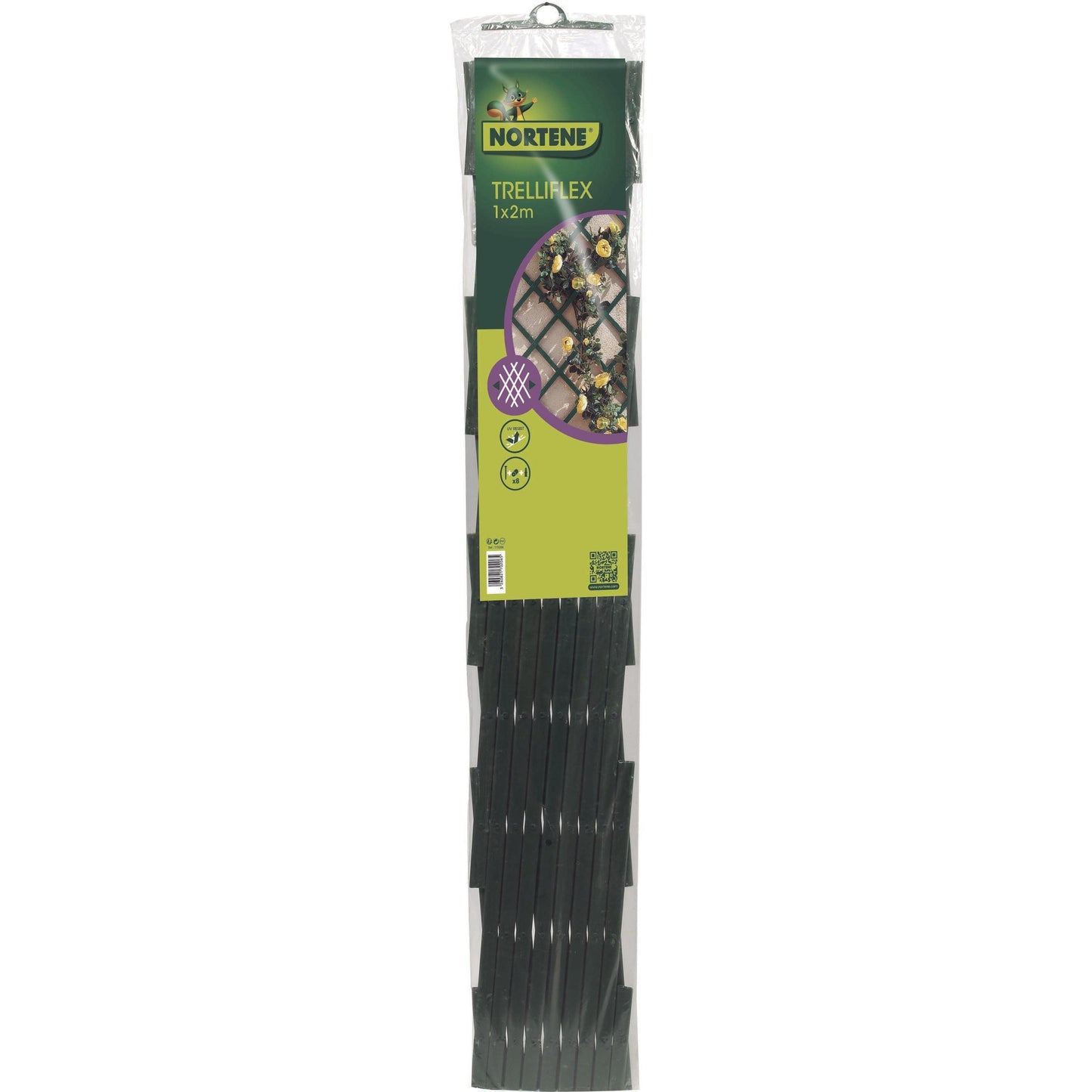 Celosia PVC Extensible 1x2 m antracita Trelliflex Nortene