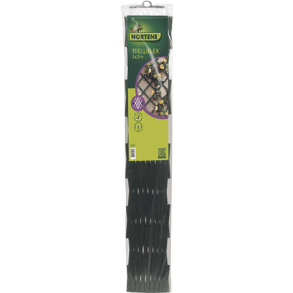 Celosia PVC Extensible 1x2 m antracita Trelliflex Nortene