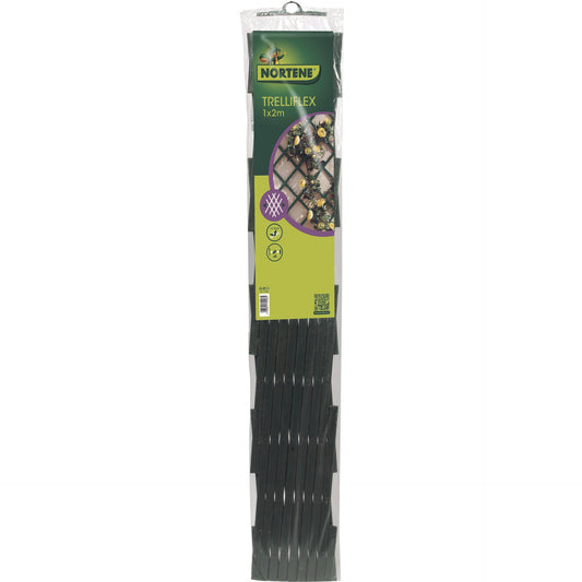 Celosia PVC Extensible 1x2 m antracita Trelliflex Nortene