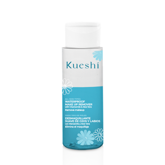 Desmaquillante ojos y labios con manzanilla y aloe vera Kueshi 100 ml
