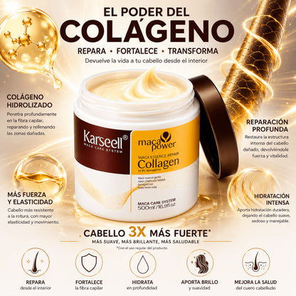 Set Mascarilla Colágeno + Aceite Karseell 500ml + 50ml