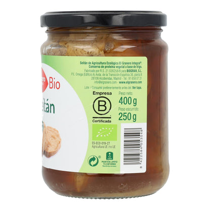 Seitán en Conserva Bio El Granero, 400 g