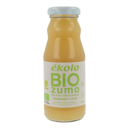 Zumo de Kiwi y Manzana Bio 100% exprimido ékolo 750 ml
