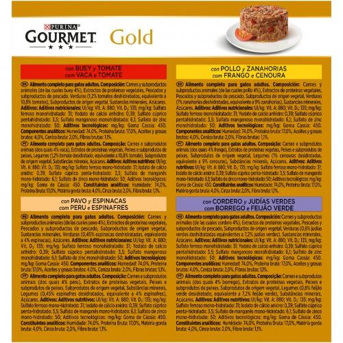 GOURMET GOLD Tartaleta Multipack (8x85gr)