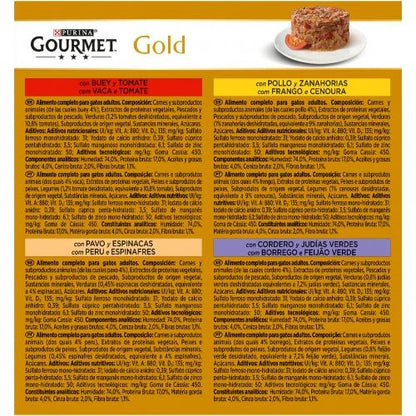 GOURMET GOLD Tartaleta Multipack (8x85gr)