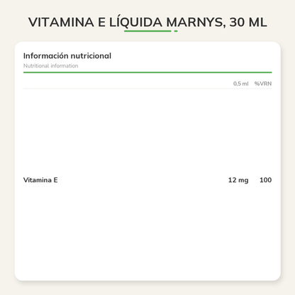 Información nutricional