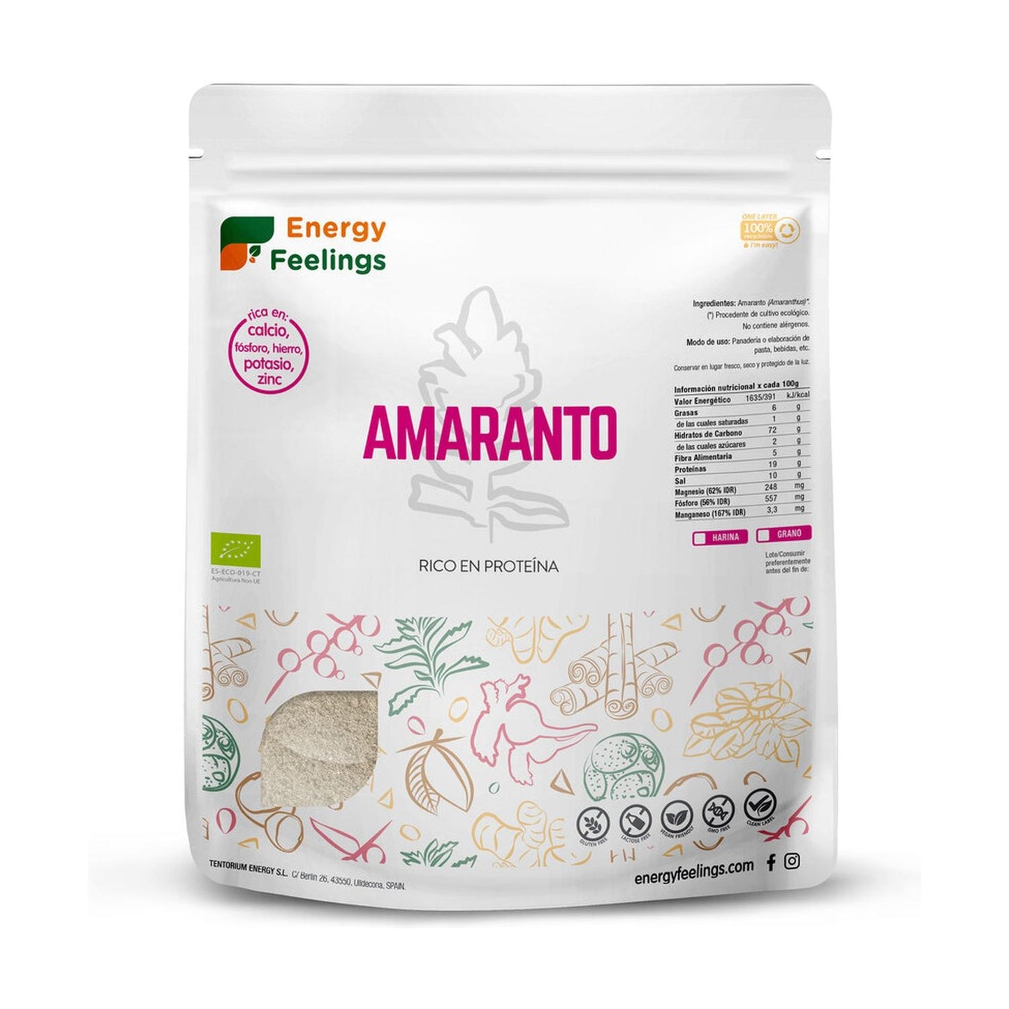 AMARANTO ECO polvo: (1 Kg) XXL Pack