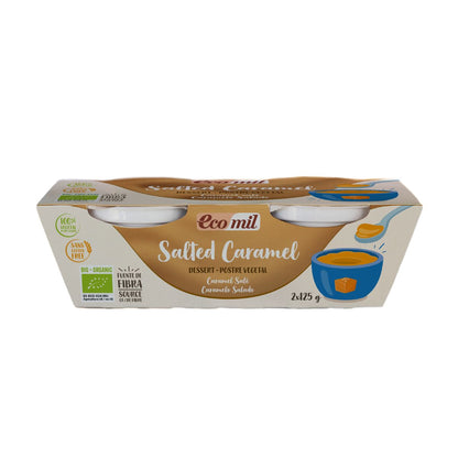 Postre Salted Caramel Bio Ecomil 2 uds de 125 g