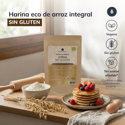 Harina de Avena Sin Gluten ECO Planeta Huerto  1 kg
