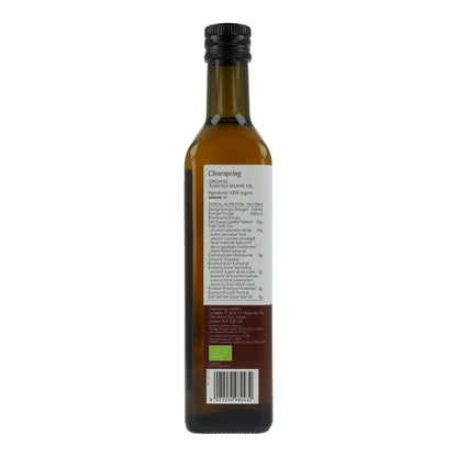 Aceite de sésamo tostado BIO Clearspring, 500 ml