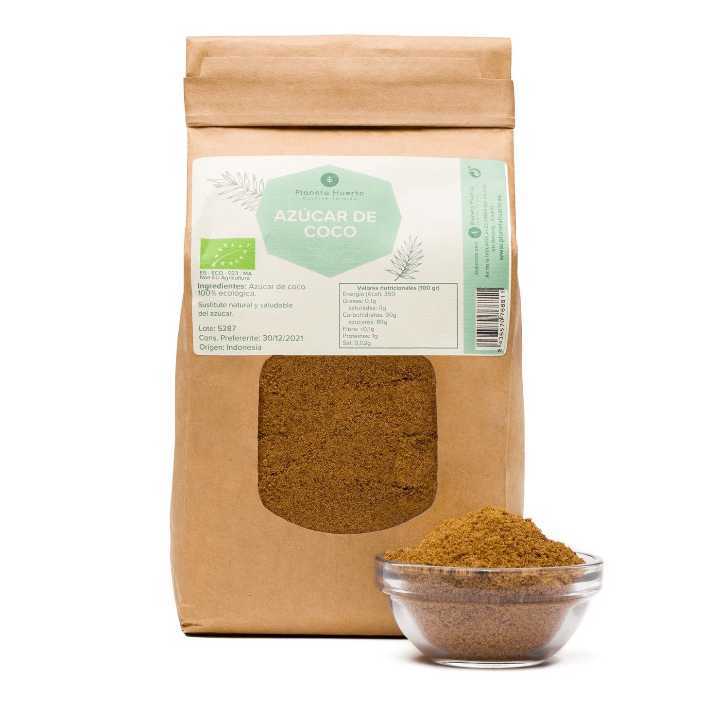 Azúcar de coco ECO Planeta Huerto 500gr