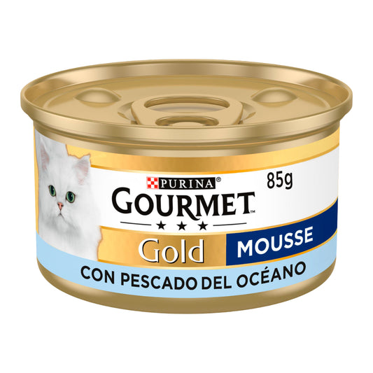 GOURMET GOLD Mousse Comida húmeda Pescado del Oceano 85g