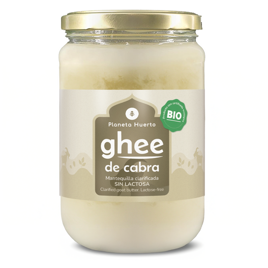 Ghee mantequilla clarificada de cabra ECO Planeta Huerto 500 g