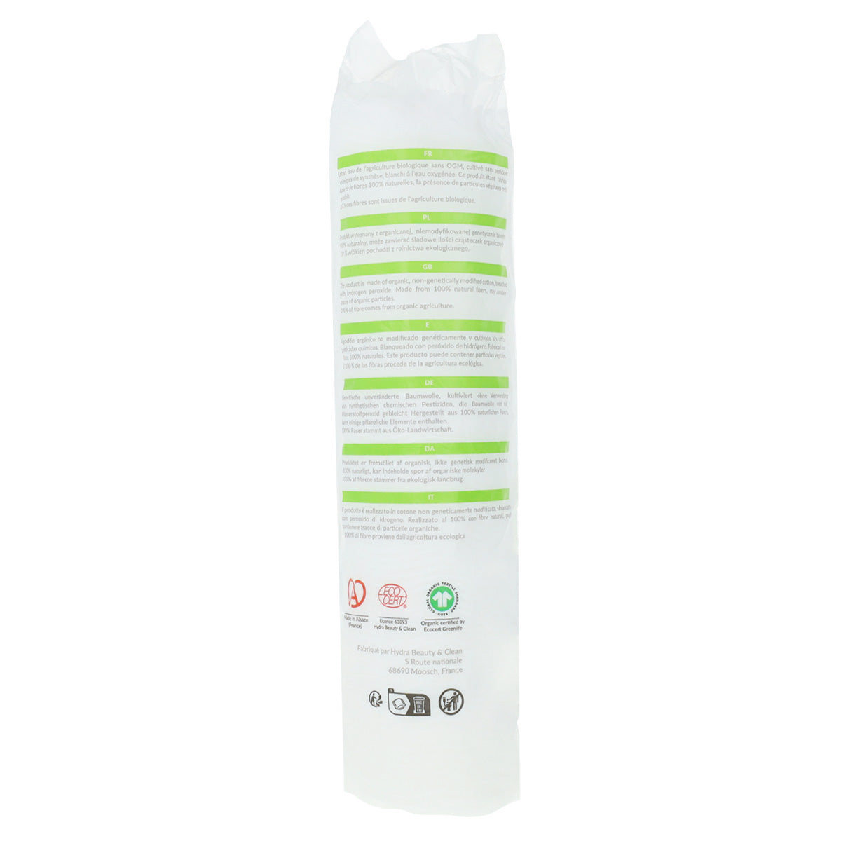 Pack PROMO 2x Discos desmaquillantes algodón Bio Bocoton 80 discos