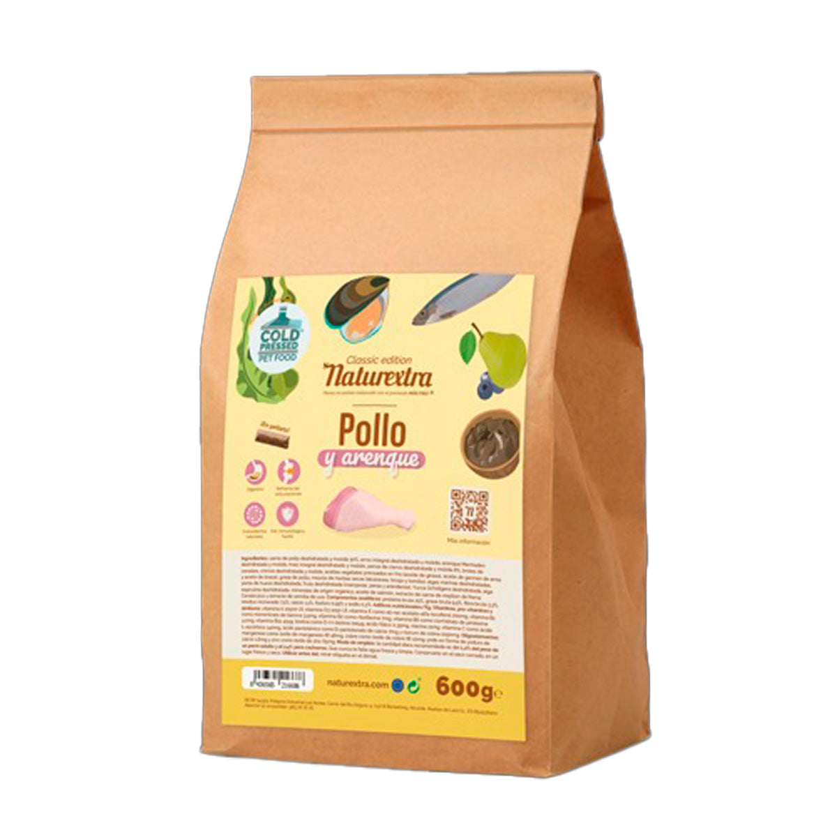 Naturextra pollo y arenque 600 g